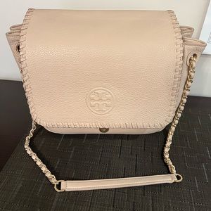Tory Burch Marion Leather Chain-link Shoulder Bag